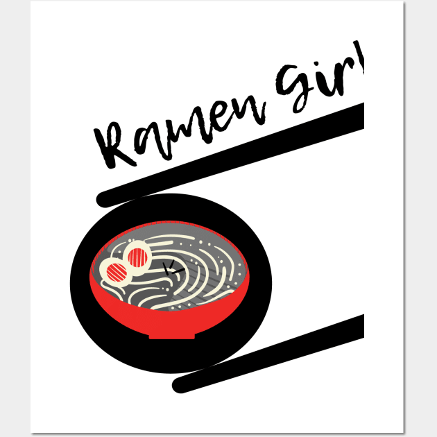 The Ramen Girl Wall Art by simplyojphotosnshop